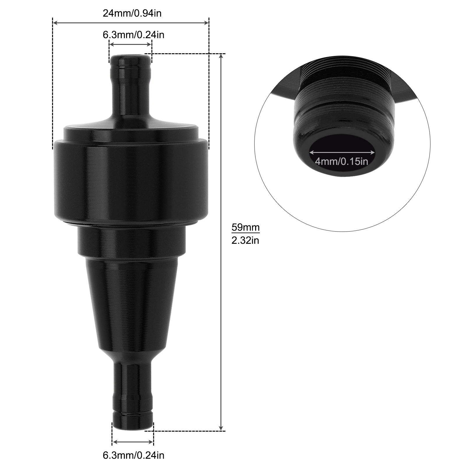1/4In 6mm Motorcycle Fuel Filt - đánh giá và giá Motorcycle Oil Filter