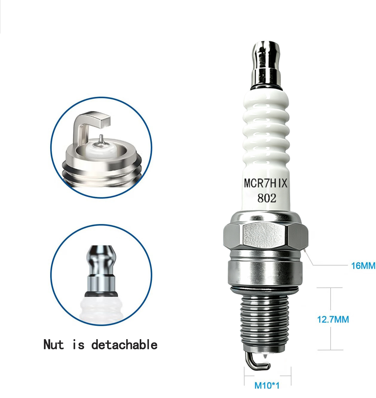 1-4 pcs Origina Good AN Iridiu - đánh giá và giá Motorcycle Spark Plug