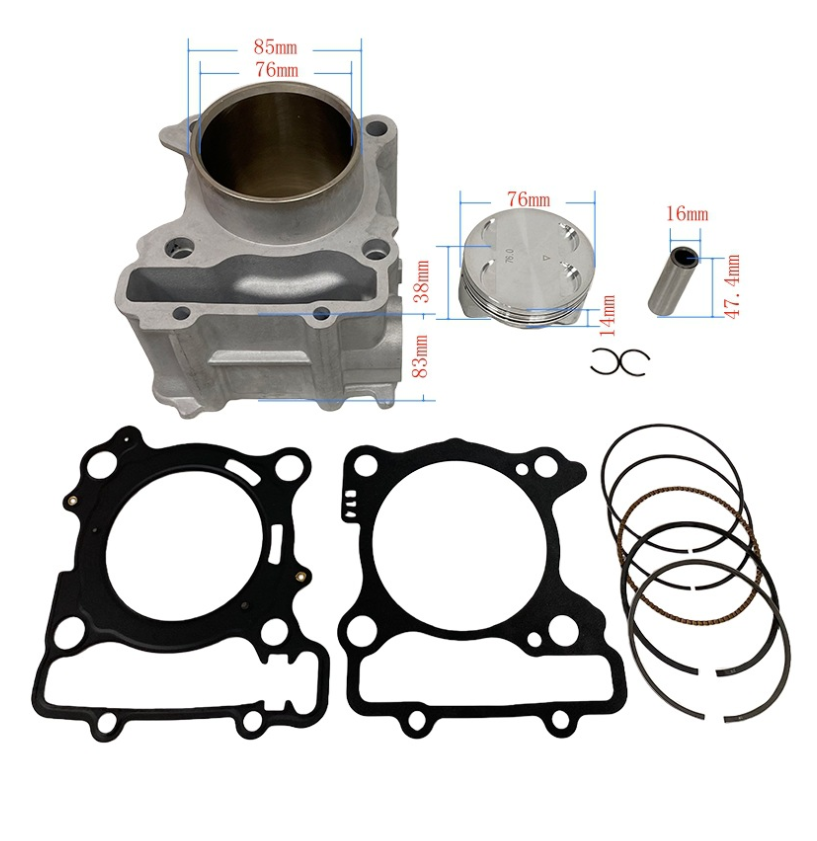 High Performance 76mm XMAX300  - đánh giá và giá Motorcycle Cylinder