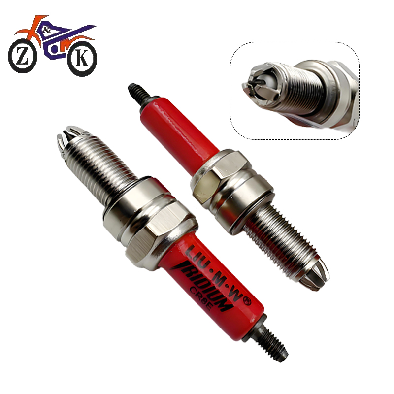 1PCS CR8E 3-Electrode EFI Moto - đánh giá và giá Motorcycle Spark Plug